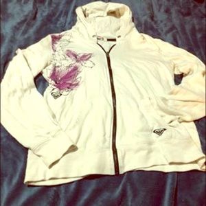 Roxy zip up sweatshirt